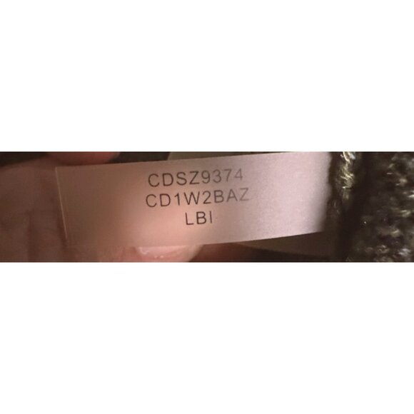 Calvin Klein Sleeveless Knit Dress With Pockets Olive Green Acrylic Turtleneck M - Picture 7 of 9